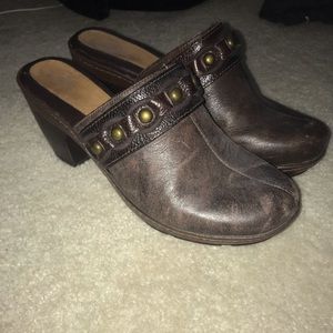 Leather Clogs